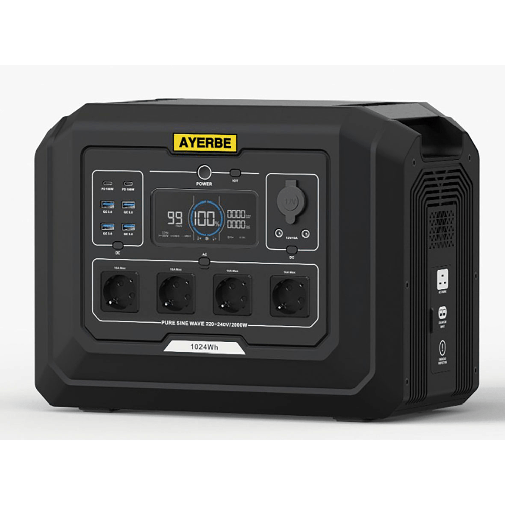 Estação Portátil de Energia AY-1024Wh / 2000W Ayerbe 5447020