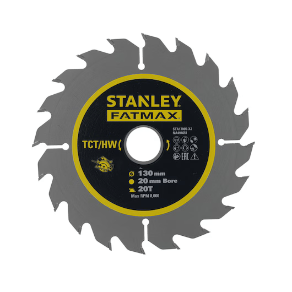 Disco de Corte TCT/HW STANLEY® FATMAX®  130x20/16m