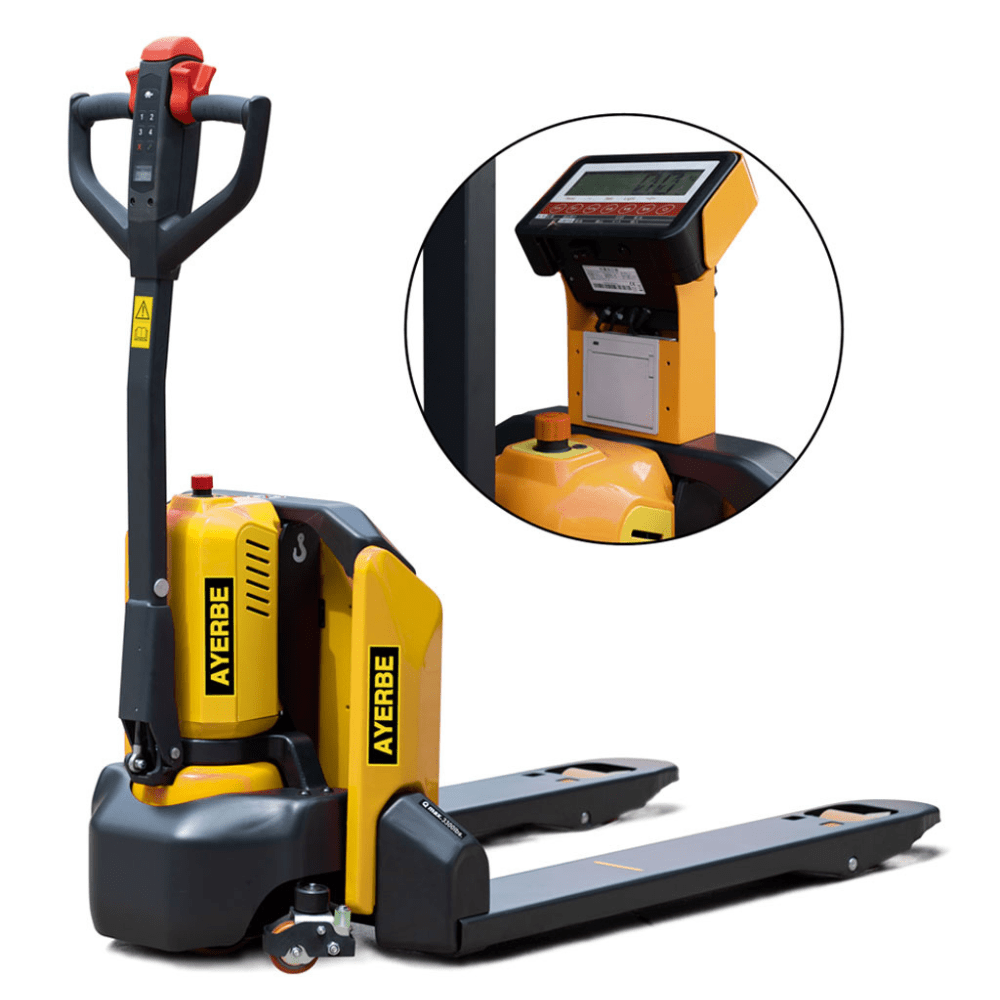 Porta Paletes Elétrico  1500kg com Pesagem 540 X 1150mm Ayerbe 584895