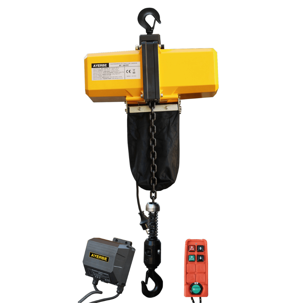 Guincho Elétrico com Corrente e Comando Sem fios AY-1000 EC Ayerbe 588035