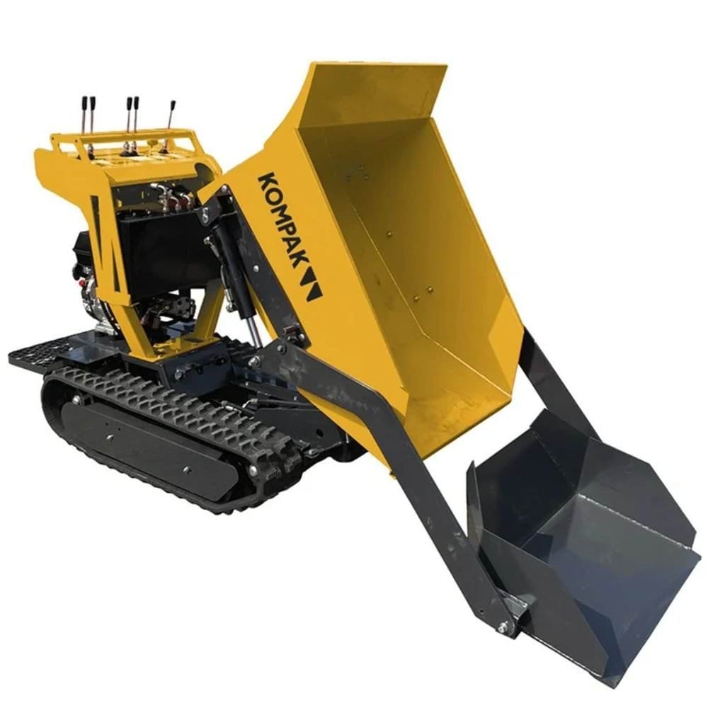 Mini Dumper 420 Kg 9 Hp com Pá Elevação Hidráulica Kompak MB500FH