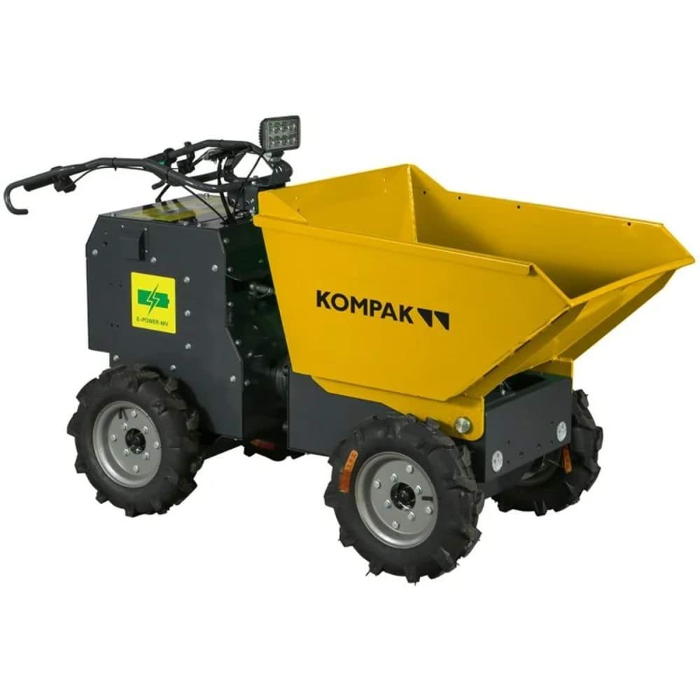 Mini Dumper Elétrico 48V-20Ah 350 Kg 4WD C/ Inclinação Kompak MDA300-E