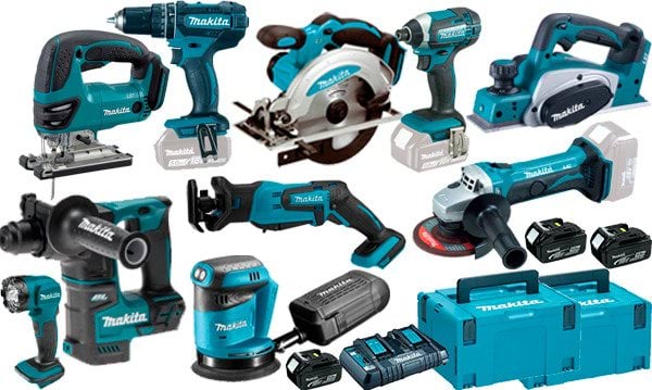 Kit Combo de 10 Máquinas 18V Profissional Makita DDF482PRO11