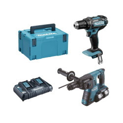 Berbequim DDF482Z + Martelo DHR264Z 18V Makita DDF482PRO5