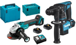 Rebarbadora 125mm DGA504Z + Martelo 18V DHR171Z Makita DGA504PRO2