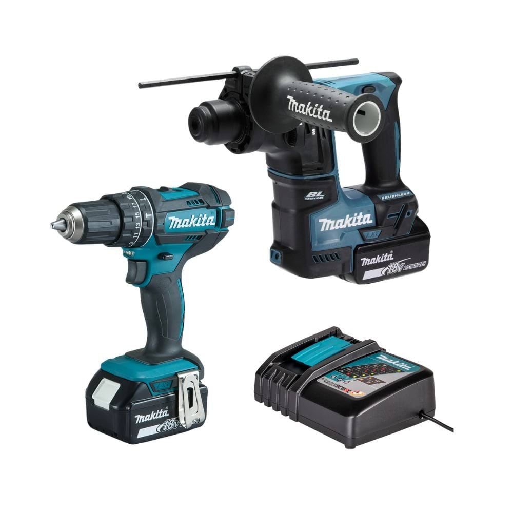 Berbequim DHP482Z + Martelo 18V DHR171Z Makita DHP482PRO8