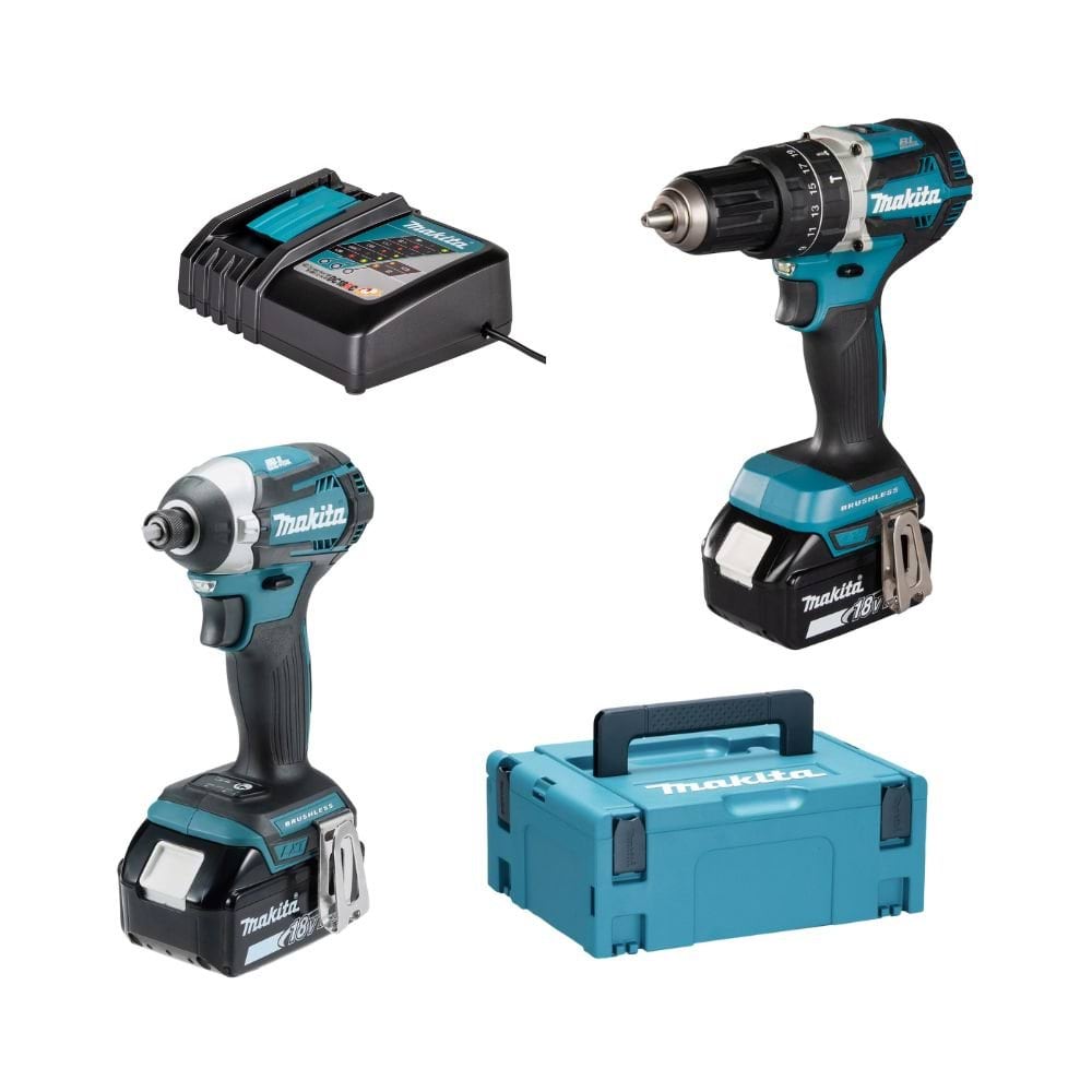 Berbequim DHP484  + Aparafusadora de Impacto DTD154Z Makita DHP484PRO5