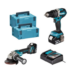 Berbequim DHP484Z + Rebarbadora 18V DGA504Z Makita DHP484PRO6