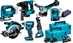 Kit Combo de 7 Máquinas 18V Profissional Makita DHR171PRO12