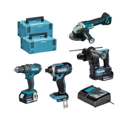 Kit 18V DDF482+ DHR171 + DTD154 + DGA504Z Makita DHR171PRO8