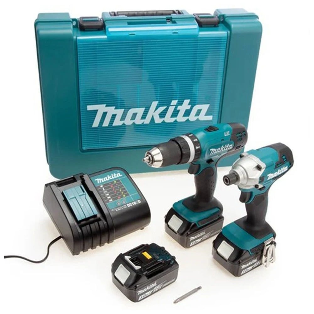 Kit Berbequim 18V + Aparafusadora 18V Makita DLX2336SF3