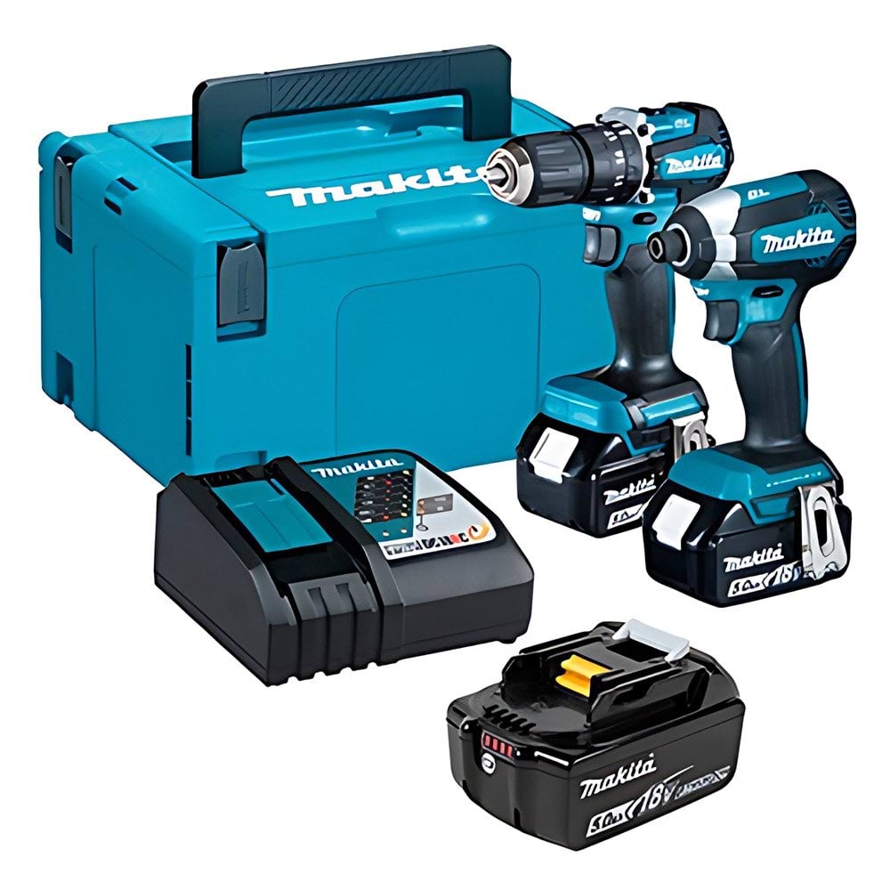 Kit Combo Máquinas 18V DHP487 + DTD153 Makita MKDLX2460T3J