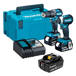 Kit Combo Máquinas 18V DHP487 + DTD153 Makita MKDLX2460T3J