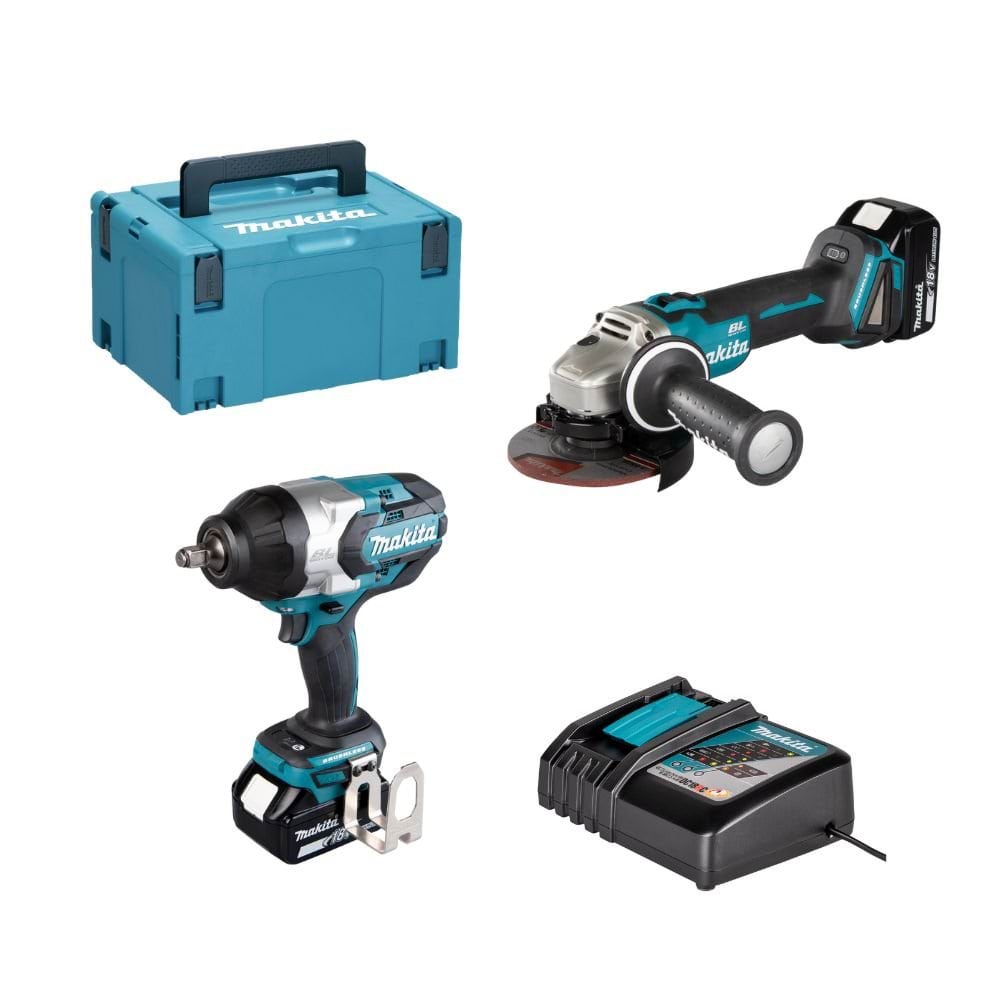 Chave De Impacto DTW1002Z + Rebarbadora DGA504Z Makita DTW1002PRO1