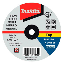 Disco de Corte 230x2,0x22,23mm Makita P-52233