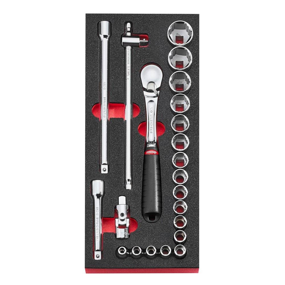 Módulo De Espuma 1/2" Chaves De Caixa Facom MODM.S1AGRP