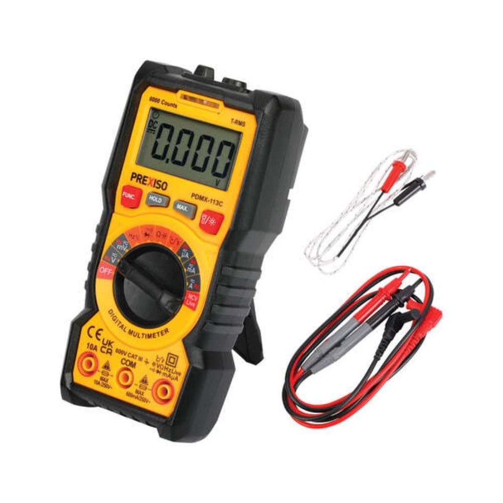 Multímetro Digital 600V 10A Prexiso PDMX-113C
