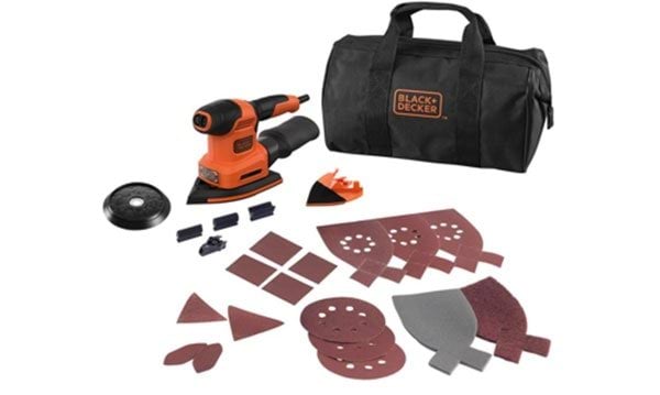 Multi-Lixadora 4 em 1 + 21 Acessórios Black & Decker BEW200LSA-QS