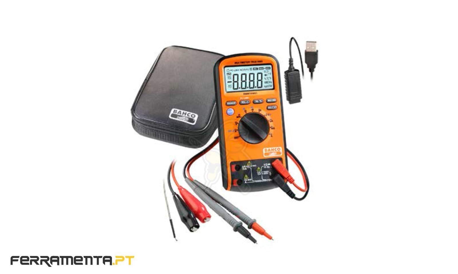 Multímetro com interface Bahco BMMTRMS1