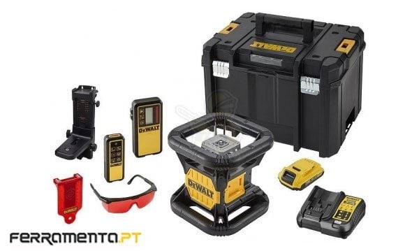 Nível Laser Autonivelantes Rotativo Vermelho DeWalt DCE079D1R-QW