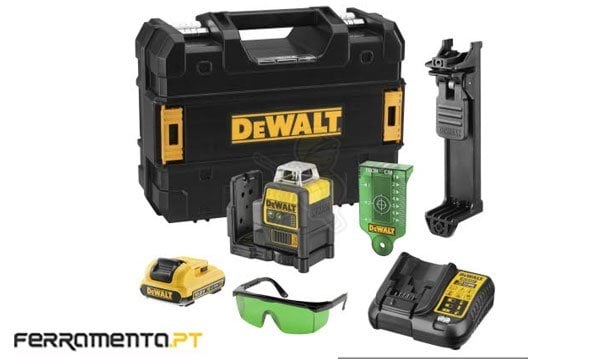 Nível Laser Autonivelantes Verde 2x 360º Dewalt DCE0811D1G-QW