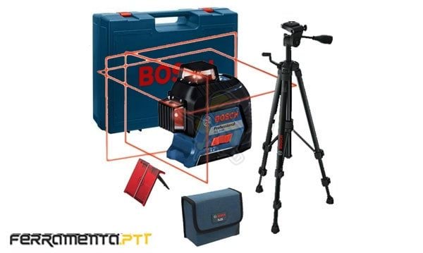 Nível Laser Autonivelante Bosch GLL 3-80 Professional + Tripé