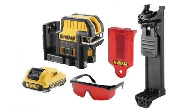 Nivel Laser Luz Vermelha Cruzado / 2 Pontos DeWalt DCE0822D1R-QW