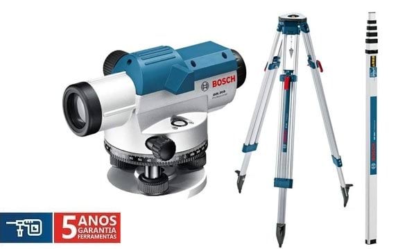 Nível Ótico GOL 32 D + BT 160 + GR 500 Bosch 06159940AX
