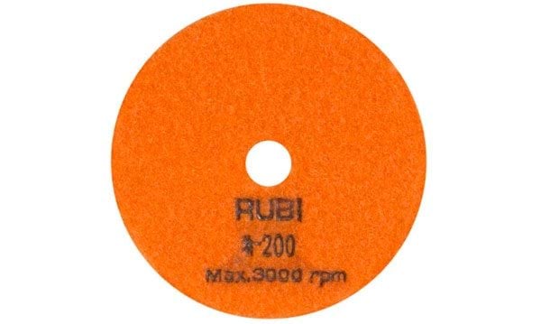 Disco Flexível Diamantado P/ Polir Ø100mm Gr200 Rubi 62972