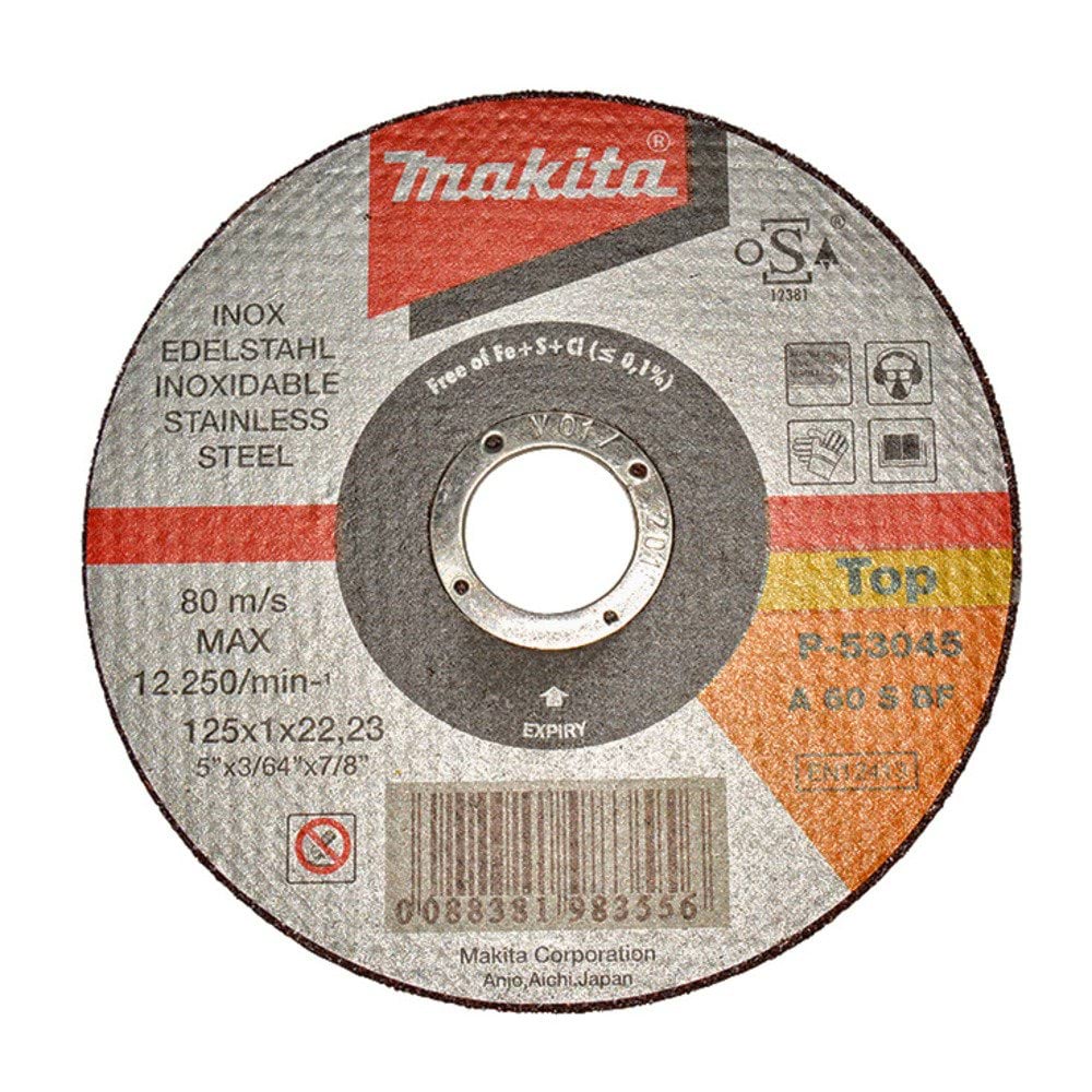 Disco De Corte 125mm Para Inox Makita P-53045