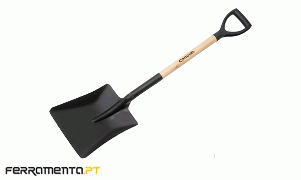Pá Quadrada com Cabo de Madeira Bellota SV2DH