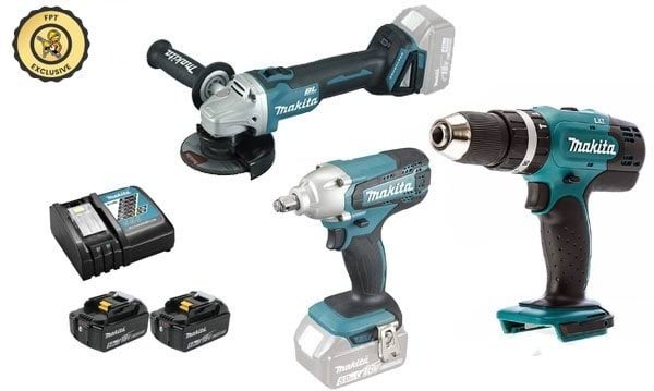 Pack 3 Máquinas 18V Makita DLX312X3AH