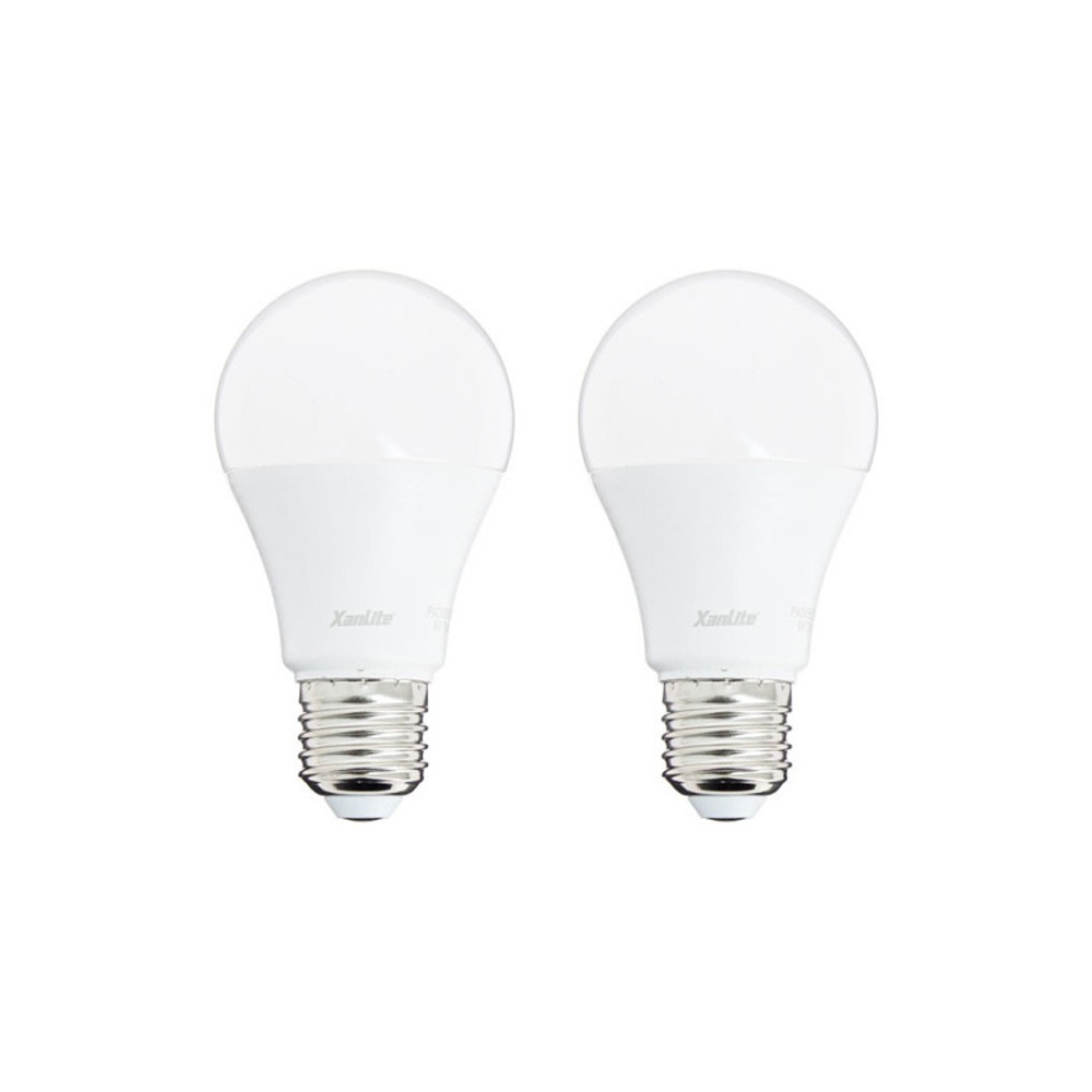 Lâmpadas LED A60 E27 806LM 4000K 2Un Xanlite PACK2EE806GCW