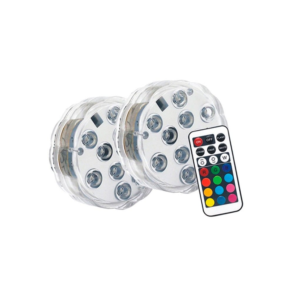 Lâmpadas Flutuantes LED IP68 RVB 2Un Xanlite PACK2LPIP68RVB