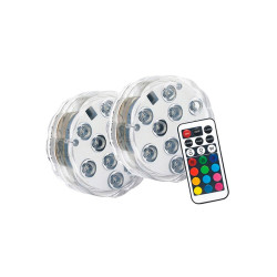 Lâmpadas Flutuantes LED IP68 RVB 2Un Xanlite PACK2LPIP68RVB