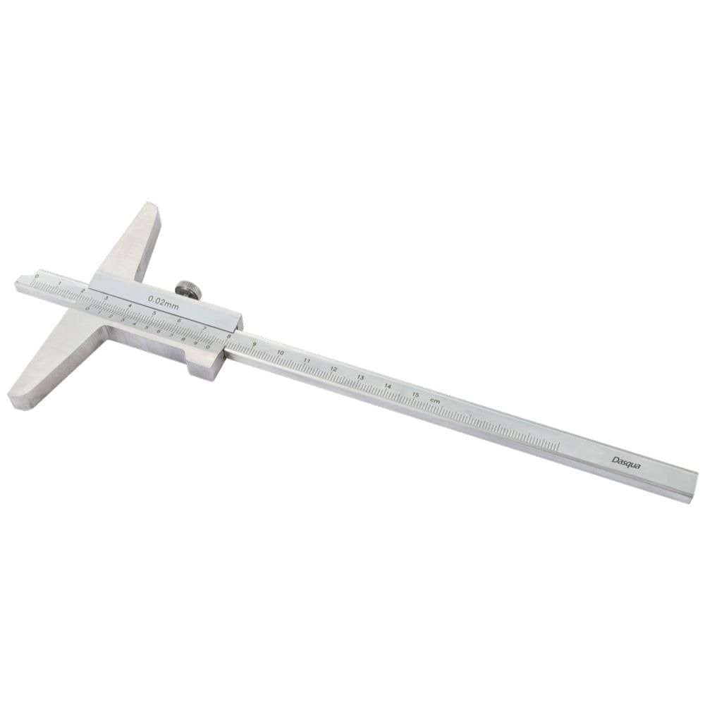 Paquímetro de Profundidade Monobloco c/ Bolsa de Couro 0-300 mm Dasqua 3001-1905-A