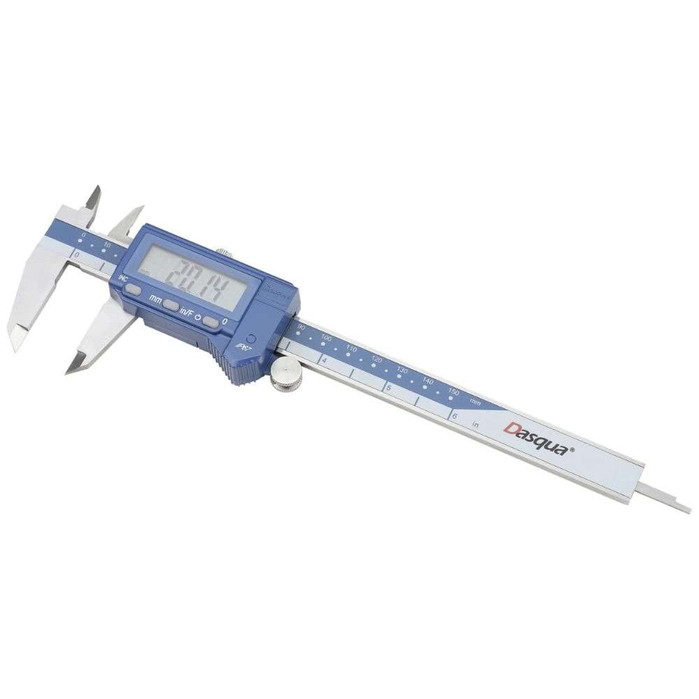 Paquímetro Digital c/ Tela Grande IP67 à Prova de Óleo Dasqua 2015-2405