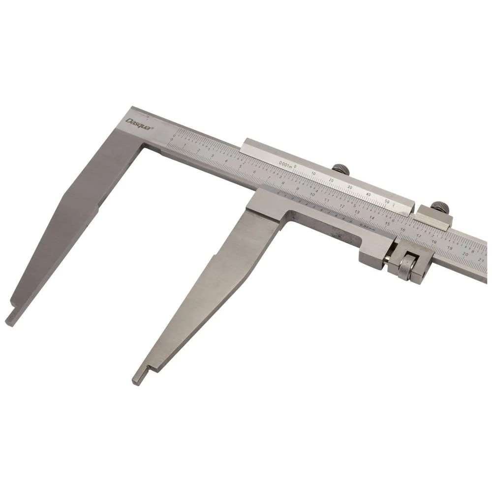 Paquímetro Vernier Monobloco Estilo Bico e Ajuste Fino 0-1000 mm Dasqua 1310-0015