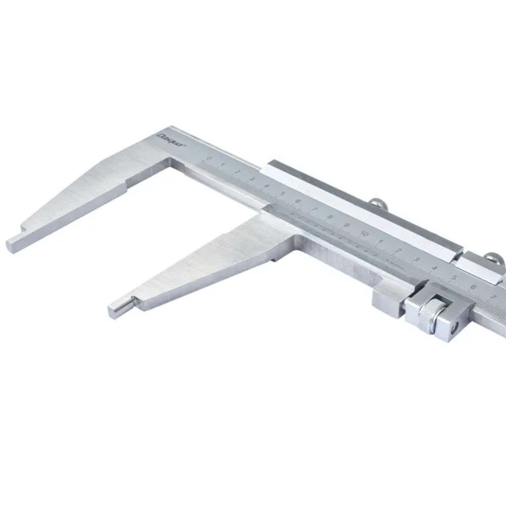 Paquímetro Vernier Monobloco Estilo Bico e Ajuste Fino Dasqua 0-600 mm 1310-0011