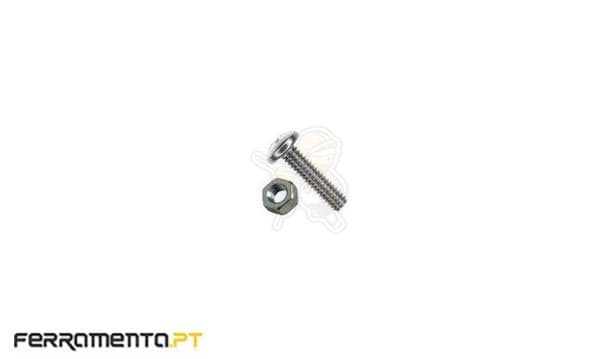 Parafusos com Porcas M4x20mm 12un Fischer 514985