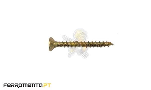 Parafuso p/ Madeira 4x20mm 12un Fischer 514973