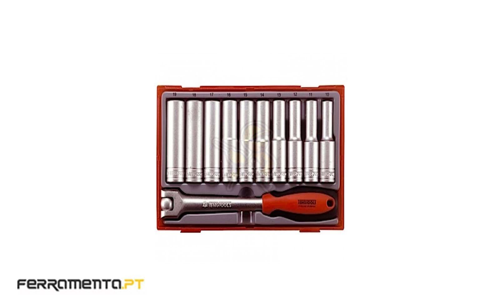 Conjunto de peças métricas de 12 pontos 1/2 Teng Tools TT1211