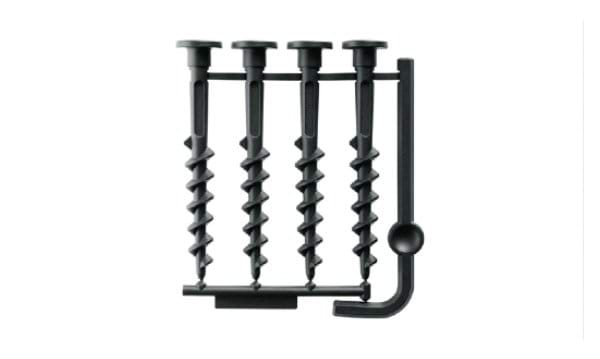 Parafusos de fixação 4x e chave hex Bosch F016800468