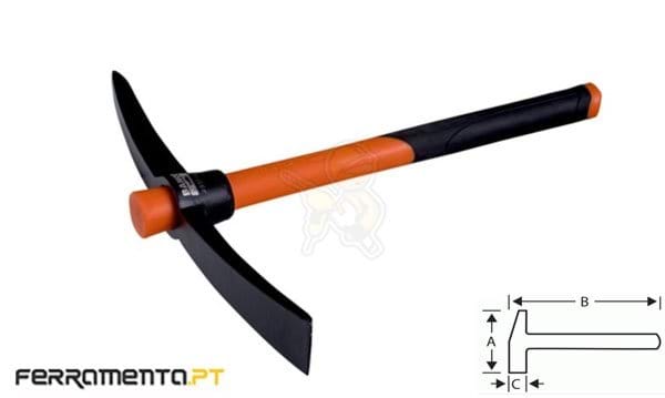 Picadeira Pá em fibra de vidro Bahco 493F-600