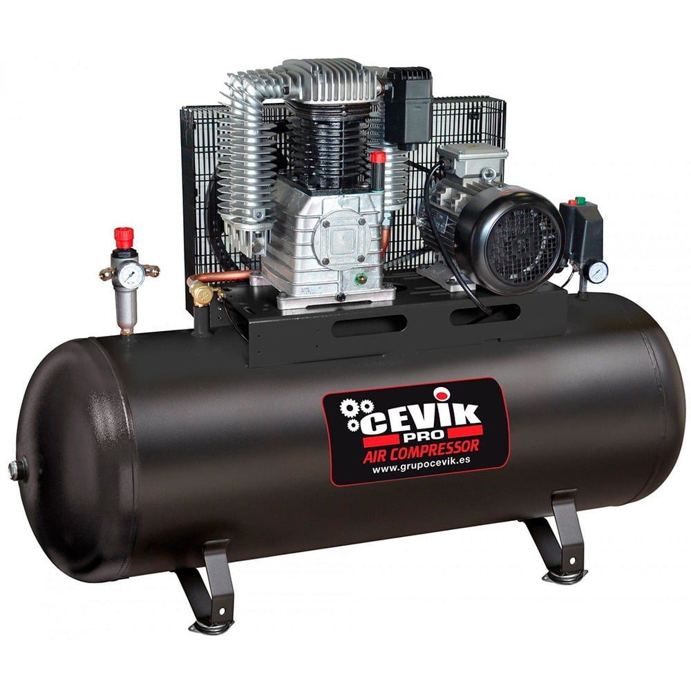 Compressor 400V- 5,5Hp- 270L-10 Bar Cevik CA-PRO300-K30TF 