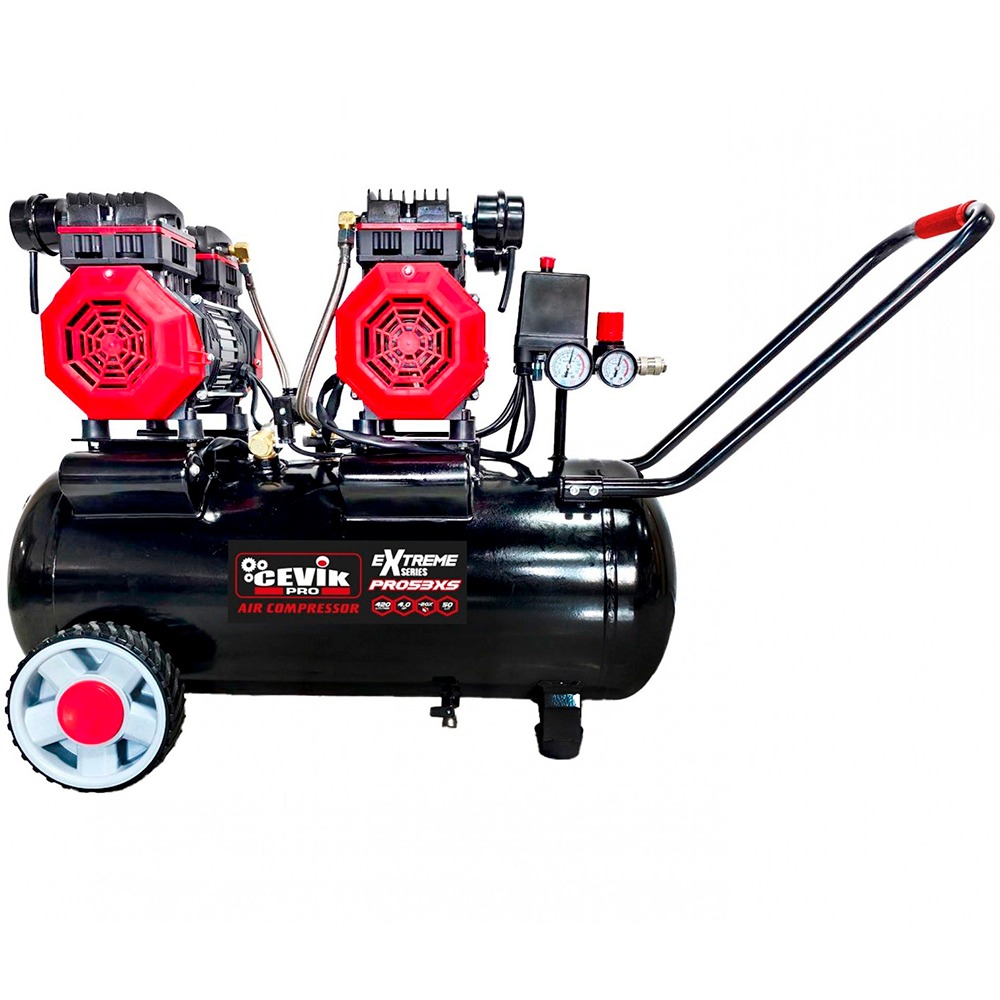 Compressor Silencioso 50L 4HP Cevik CA‑PRO53XS