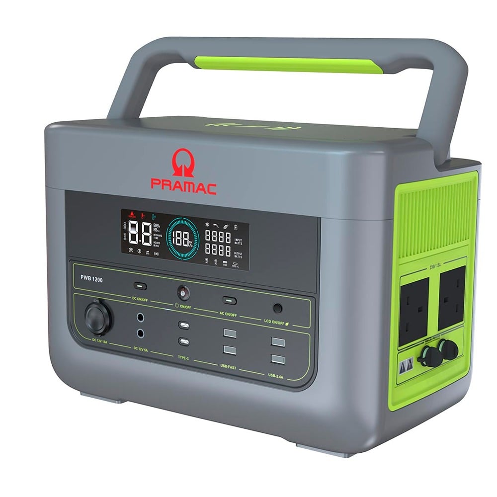 Estação de Energia Portátil 1200W Pramac PWB1200
