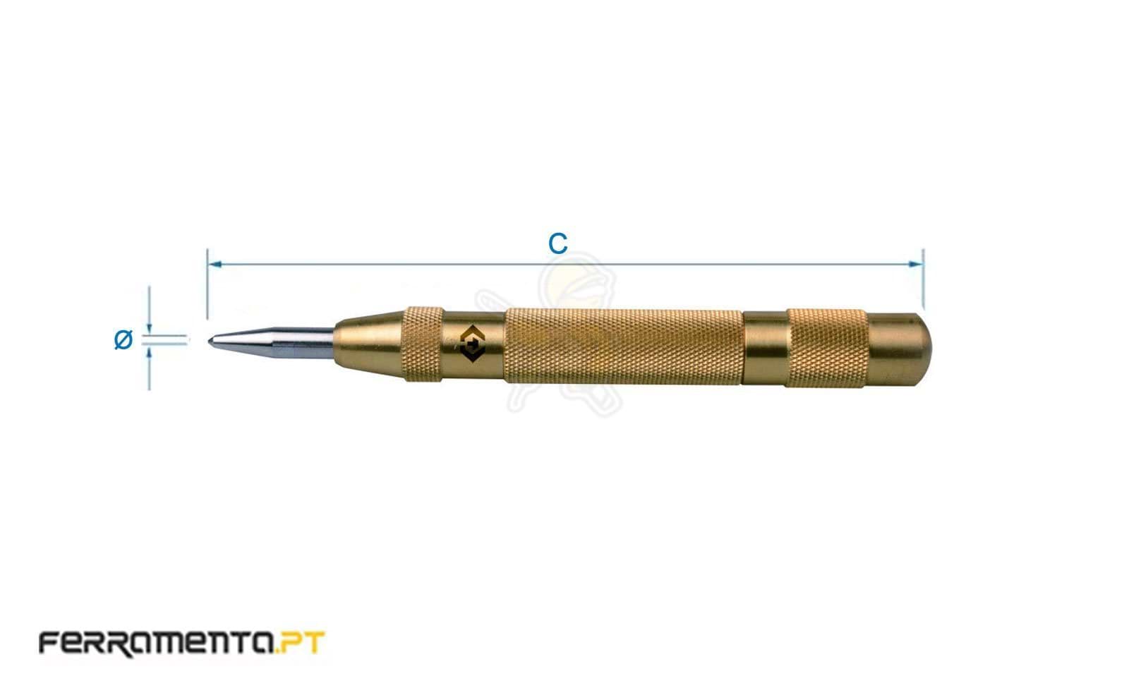 Punção de Centrar Automática 155mm King Tony 76807-06