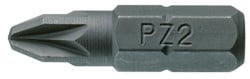 Pontas de Aparafusar 1/4" PZ2 × 3 25 mm Teng Tools PZ2500203