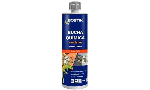 Cola e Veda - Bucha Química Poly Viniléster (Sem Estireno) 410ml Bostik